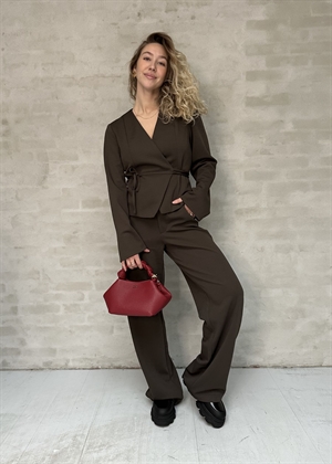 Simmi bluse Dark Brown Neo Noir 